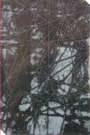 Monotypie ´Lob des Raumes-Print I`,2010, Monoprint, print on COLOR charcoal, 31 cm x 21 cm