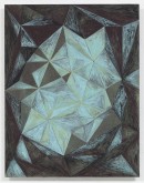 Malerei Lob des Raumes VII, 2010,, acrylic, pigments on cotton on dibond, 45 cm x 35 cm