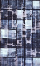 L´espace libre V, 2002, crylic,pigments, linocolor,canvas,180x110 cm