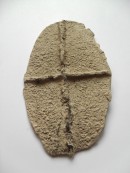 Tonabdruck, Lob des Raumes II, Groß St. Martin, Cologne`, fired clay, 14 cm x 7,5 cm x 0,3 cm