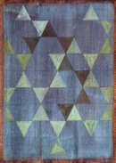 ´Melody of Structures IV` 2011, eggtempera, pigments, pencil on paper, 20,5 cm x 21,5 cm
