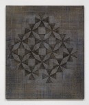´HIMMELSRICHTUNGEN II, Pyramide`, 2014 , pigments, acrylic, canvas, 68 x 57,5 cm