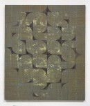 ´HIMMELSRICHTUNGEN V, Wege`, 2014 , pigments, acrylic, canvas, 68 x 57,5 cm