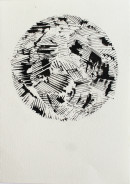 Le vertige VII, 170716, encre du chine sur papier 220g, 21x14,7 cm