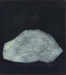 ´KESA III`, 052017, pigments, acrylic on cancas, 40 x 35,5 cm