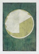 ´LOB DES RAUMES II (für Platon V), 052018, pigments, eggtempera, watercolor, pencil on paper, 48,5 x 33,5 cm