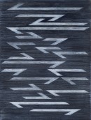 ´la contre flèche I (für Paul Klee)`, 012019, pigments, acrylic on canvas, 60 x 45 cm