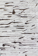 ´L´avenir II`, 06122019, pigments, distemper, silver pen, ink on paper, 30 x 23,5 cm, © Claudia Larissa Artz, VG-Bild Bonn