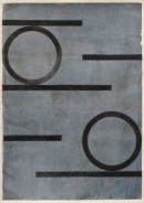 ´Bilder der fließenden Welt 11`, 23042020, pigments, acryl on paper, 29,7 x 21 cm