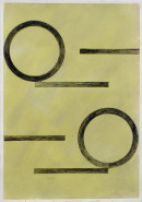 ´Bilder der fließenden Welt 18`, 07052020, pigments, acryl on paper, 29,7 x 21 cm