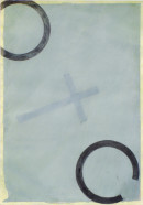 ´Bilder der fließenden Welt 4`, 31032020, pigments, acryl on paper, 29,7 x 21 cm