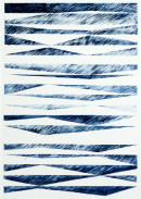 ´for Bashô II`, 082022 pigments, gouache on paper 29,7x21 cm