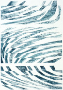 ´for Bashô XIII`, 092022 pigments, gouache on paper 29,7x21 cm