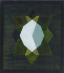 ´KESA XIII`, 012022, acrylic, pigments on canvas, 40 x 35 cm