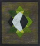 ´KESA XVI`, 032023, acrylic, pigments on canvas, 40 x 35 cm