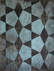 abstract Painting, Melody of Structures, (direction east), 2012, Kuenstlerin-Koeln