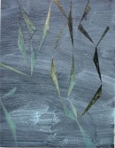 Malerei, Hommage to I.C. II, _2009, acrylic, pigments on cotton on dibond, 45 cm x 35 cm