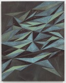 Lob des Raumes I, 2010, acrylic, pigments on cotton on dibond, 45 cm x 35 cm
