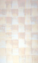 L´espace libre VIII, 2002,acrylic, pigments, linocolor, canvas, 200 x110 cm