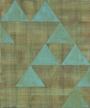 Melody of Structure III, 2010, acrylic, pigments on cotton, 60 cm x 45 cm