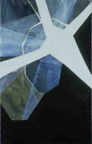 Schneeland II,Kawabata,acrylic, pigements, canvas,70x45, 2005