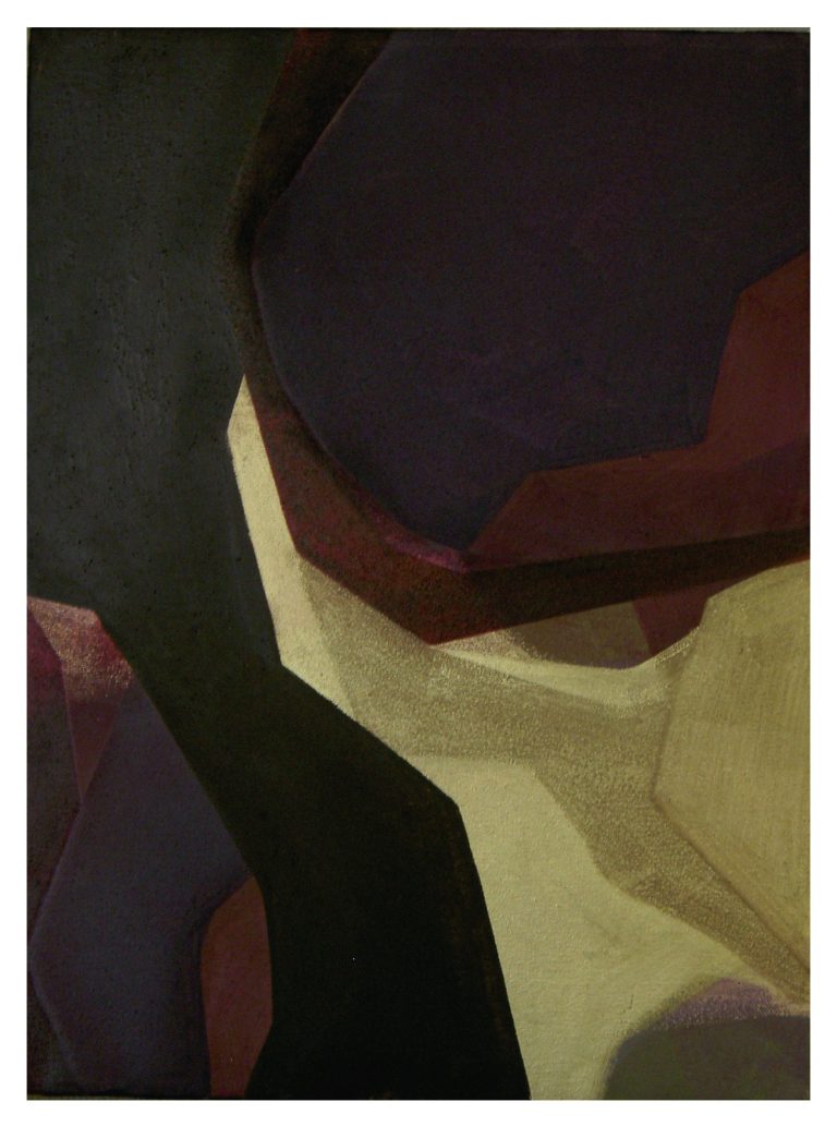 painting Stabat Mater II, oil, pigments, canvas, 60x45, 2005, Kuenstlerin-Koeln