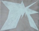 Wegwarte, 2007, acrylic, pigments on canvas, 150 cm x 120 cm