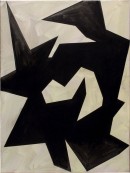 Wegwarte V, 2007, acrylic, pigments on cotton,_60 x 45
