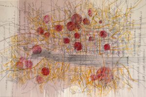 Portvine LBV (Niepoort) paperwork, Charles Dickens Museum, re- sketches for boz, 2011, artist-cologne