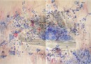 Portvine LBV (Niepoort) paperwork, Charles Dickens Museum,sketsches for boz, ominbus, bleu I, 2011, pencil, on paper x cm
