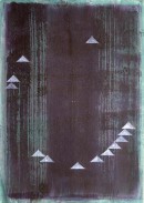 Papierarbeiten ´Der Garten II`, 2013,eggtempera, pencil on paper, 29,5 cm x 21,5 cm