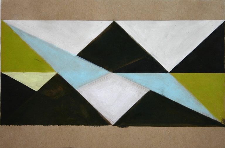 ´EMAKI I, 27.10.2007´, pigments, acylic, ink on paper,20 cm x 29,7 cm, Kuenstlerin-Koeln