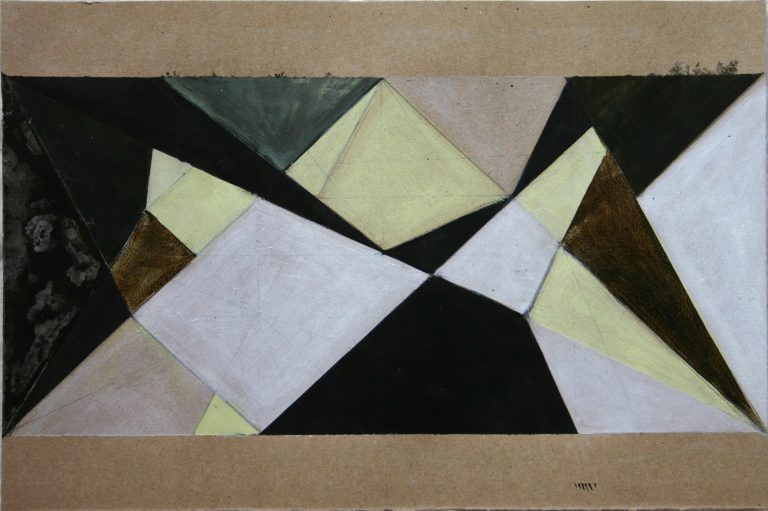 ´EMAKI VII, 07.12.2007`, pigments, acrylic , ink on paper, 20 cm x 29,7 cm, artist-cologne