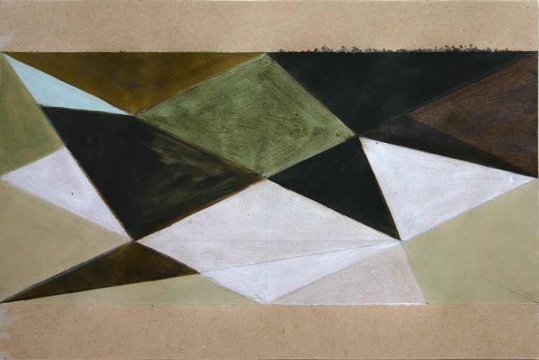 ´EMAKI VIII, 08.12.2007`, pigments, acrylic, ink on paper, 20 cm x 29,7 cm, artist-cologne
