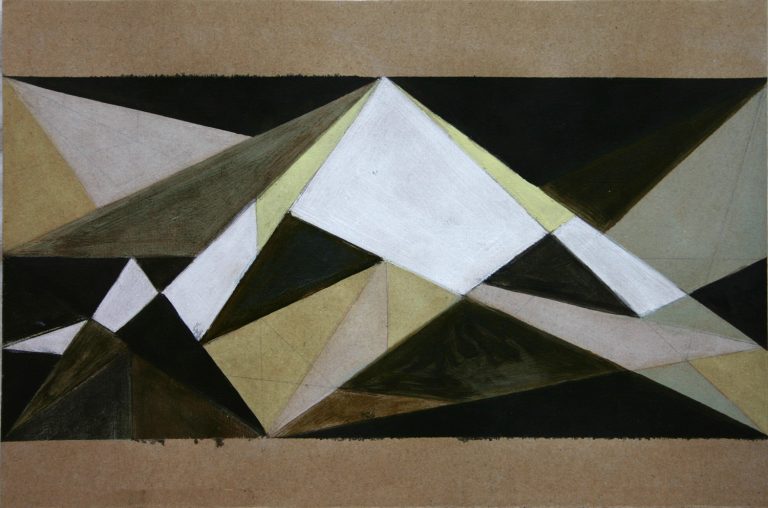 ´EMAKI XI, 27.12.2007`, acrylic, pigments, ink on paper, 20 cm x 29,7 cm, artist-cologne
