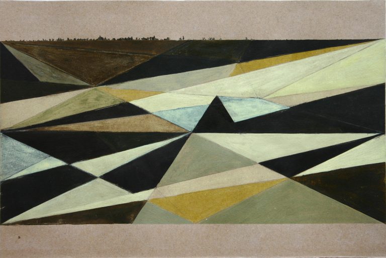 ´EMAKI XII, 28.12.2007`, pigments, acrylic, ink on paper, 20 cm x 29,7 cm, artist-cologne