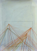 ´relation Image I`, front`, 2014, acrylic, pigments, colored pencil,, on aquarellpaper, 33 x 24 cm, photograph ©Claudia Larissa Artz