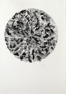´le vertige 5`, 140716, encre du chine sur papier, 220g, 21 x 14,7 cm