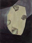 ´4 Stones, 2010, 2013`, pigments, acrylic, eggtempera on canvas, 60 x 45 cm