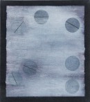 ´Vom Gefuehl der Welt, (Balance), 2016, pigments, acrylic on linen, 40 x 35 cm