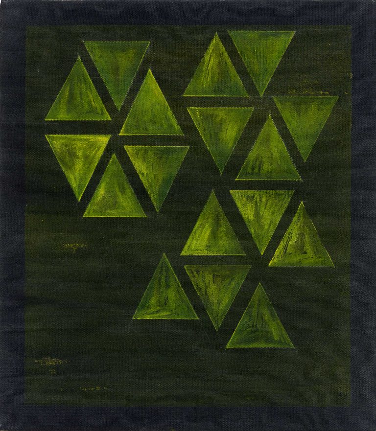 ´Vom Gefuehl der Welt (triangles jaune)`, 2016, Kuenstlerin-Koeln