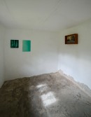 exhibition view groupshow Kunstraum K634, from left to right, Thomas Kemper, Wolfgang Lüttgens, Ulla Bönnen, copyright Andreas KeilK634, from left to right, Kemper, Lüttgens, Bönnen, 17.07.03, photographie Andreas Keil