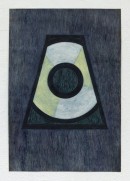 ´LOB DES RAUMES II (für Platon VII), 042018, pigments, eggtempera, watercolor, pencil on paper, 48,5 x 33,5 cm