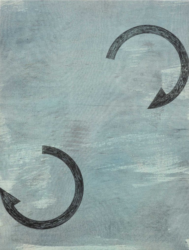 ´Bilder der fliessenden Welt V`, Kuenstlerin-Koeln