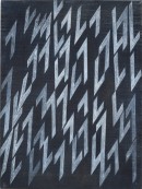 ´la contre fèche III (für Ucello)`, 14042019, pigments, acrylic on canvas, 60 x 45 cm