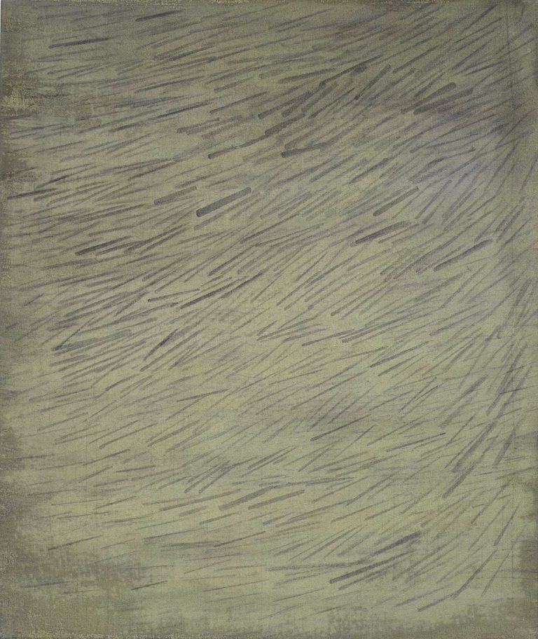 ´METOPE III (für Hou Hsiao Hsien)`, 102018, pigments, acrylic, pencil on canvas, 60 x 50 , Kuenstlerin-Koeln