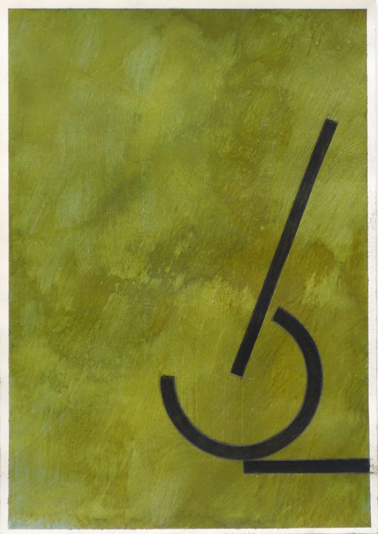 ´Bilder der fließenden Welt 20`, 15052020, pigments, acryl on paper, Kuenstlerin-Koeln