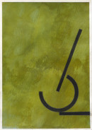 ´Bilder der fließenden Welt 20`, 15052020, pigments, acryl on paper, 29,7 x 21 cm