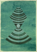 ´Schichten zunehmend dichter werdender Materie II`, 100121, acrylic, pigments, ink, pencil on paper, 29,7 x 21 cm, © Claudia Larissa Artz, VG-Bild Bonn