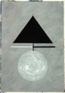 ´MOMENTS IV`, 150121, pigments, acrylic, ink, pencil, 29,7 x 21 cm